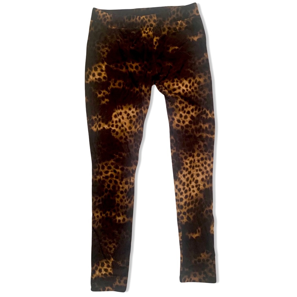 H&M Divided Leopard Print Leggings L